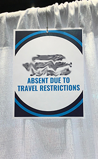 Photo of Travel Restrictions sign