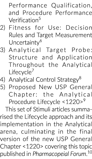 Performance Qualification, and Procedure Performance Verification5 2) Fitness for Use: Decision Rules and Target Meas   
