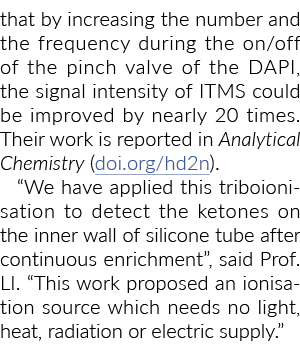 that by increasing the number and the frequency during the on off of the pinch valve of the DAPI, the signal intensit   