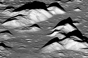 A mountain peak at the centre of the Moon’s Copernicus Crater has an abundance of olivine, a mineral that can help scientists understand the internal evolution of planetary bodies. A new technique developed by Brown University researchers can help to study olivine from afar. Credit: NASA/GSFC/Arizona State University