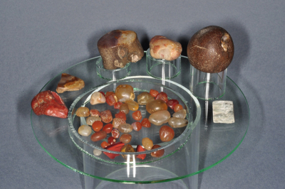 Photo of Anne Brontë’s collection of stones
