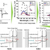 Spectra and diagram of electronic band structures of passive films formed on Ti
